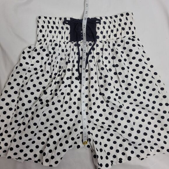 VINTAGE 80s set polka-dot high waist‎ shorts and crop top S - Picture 14 of 15